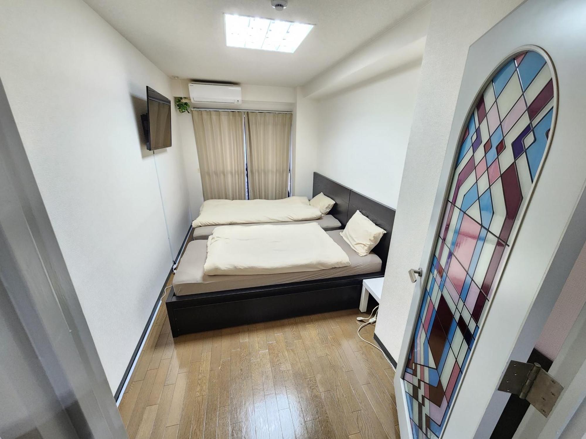 난바역 도보5분 시내중심 Mori Apartment Osaka Bagian luar foto