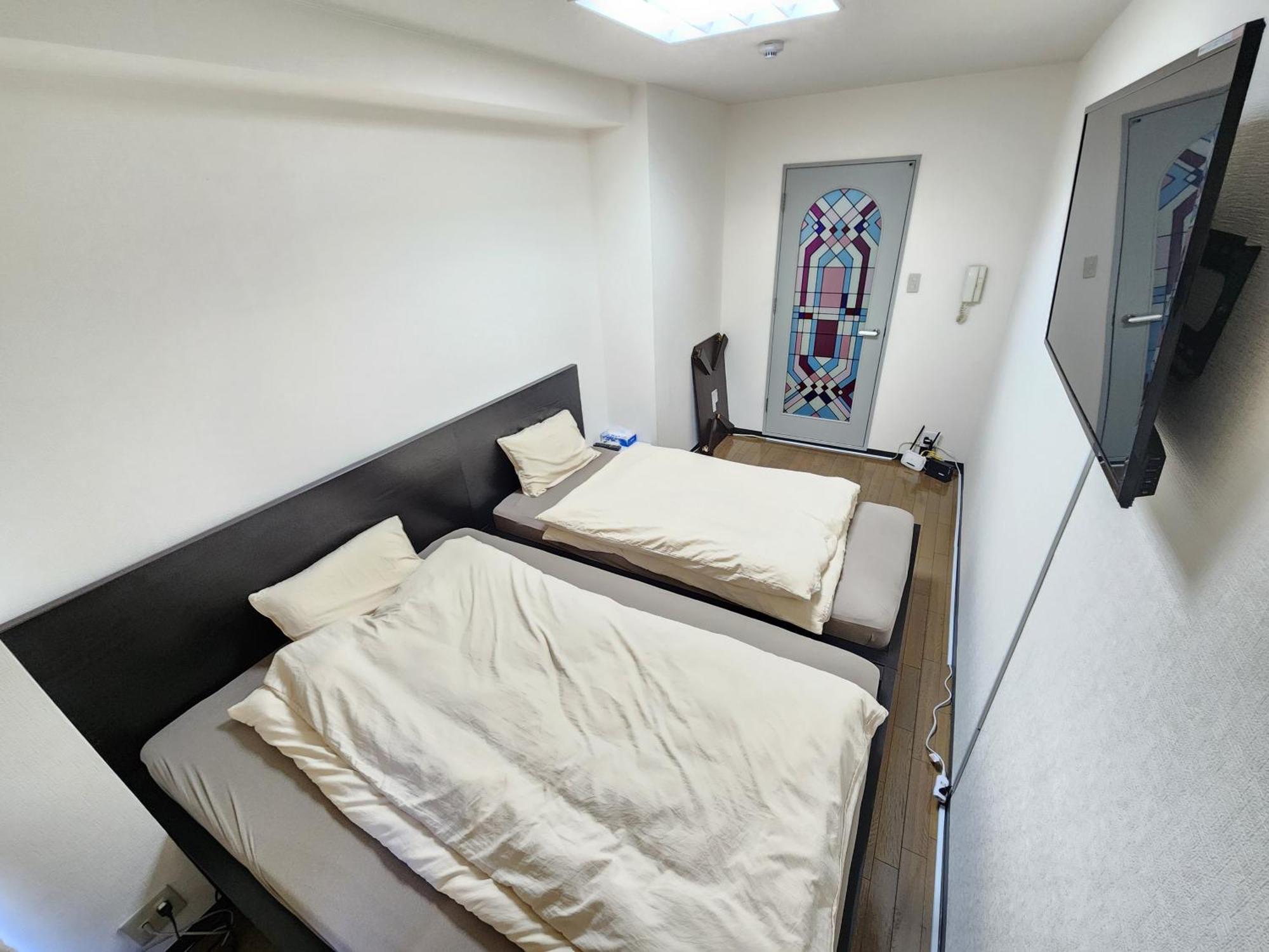난바역 도보5분 시내중심 Mori Apartment Osaka Bagian luar foto